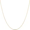 Adjustable 22-Inch Chain, 14K Yellow Gold