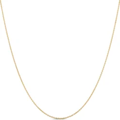 Adjustable 22-Inch Chain, 14K Yellow Gold