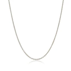 Adjustable Rolo Chain Necklace 18K, 18"