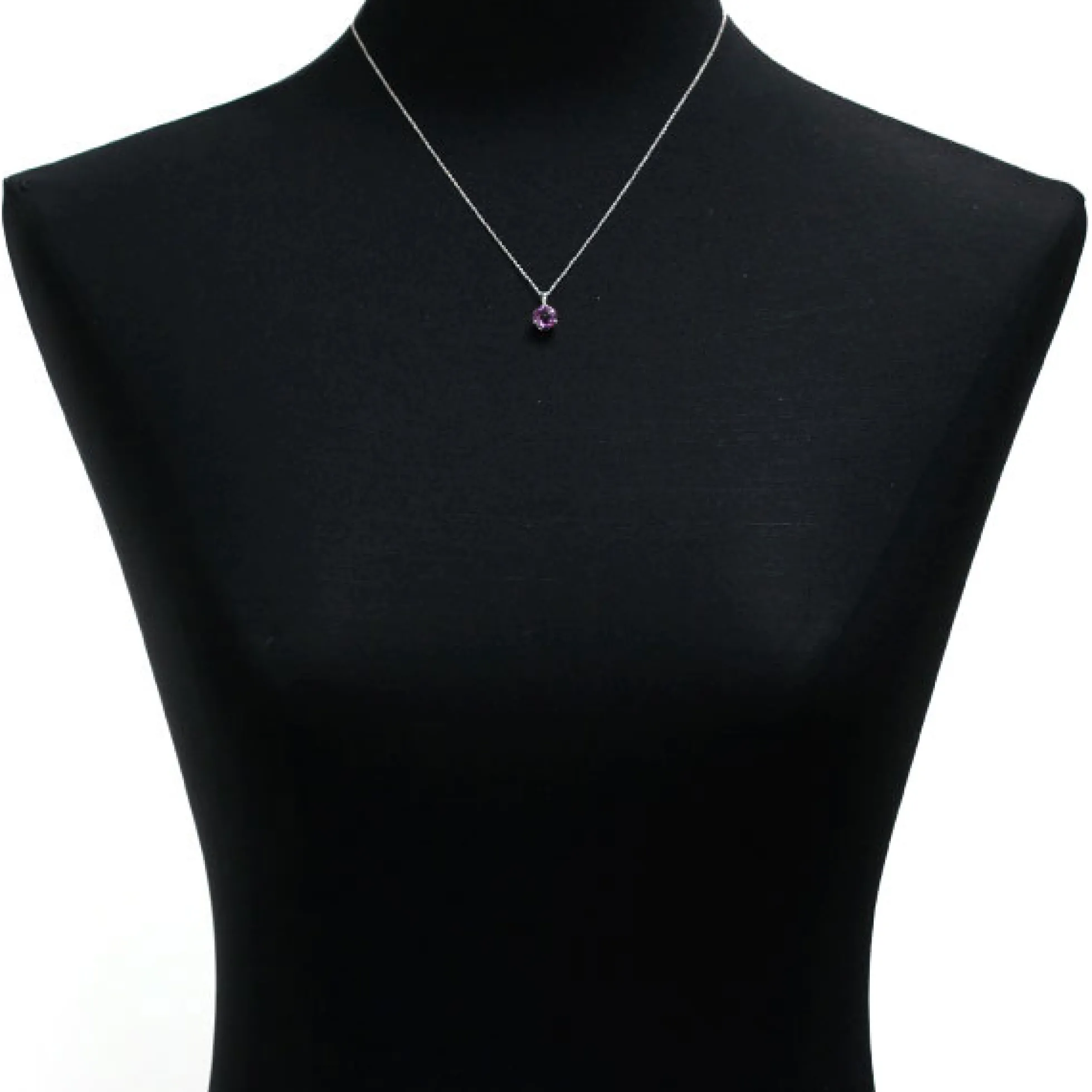 Amethyst Pendant 14K