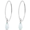 Aquamarine Earrings 14K
