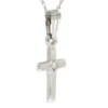 Baby Diamond Cross Pendant 14K