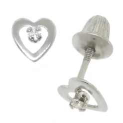 Baby Diamond Earrings 14K