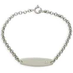 Baby ID Bracelet in Sterling Silver