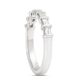 Baguette Diamond Band, ⅔ Total Carat Weight, Platinum