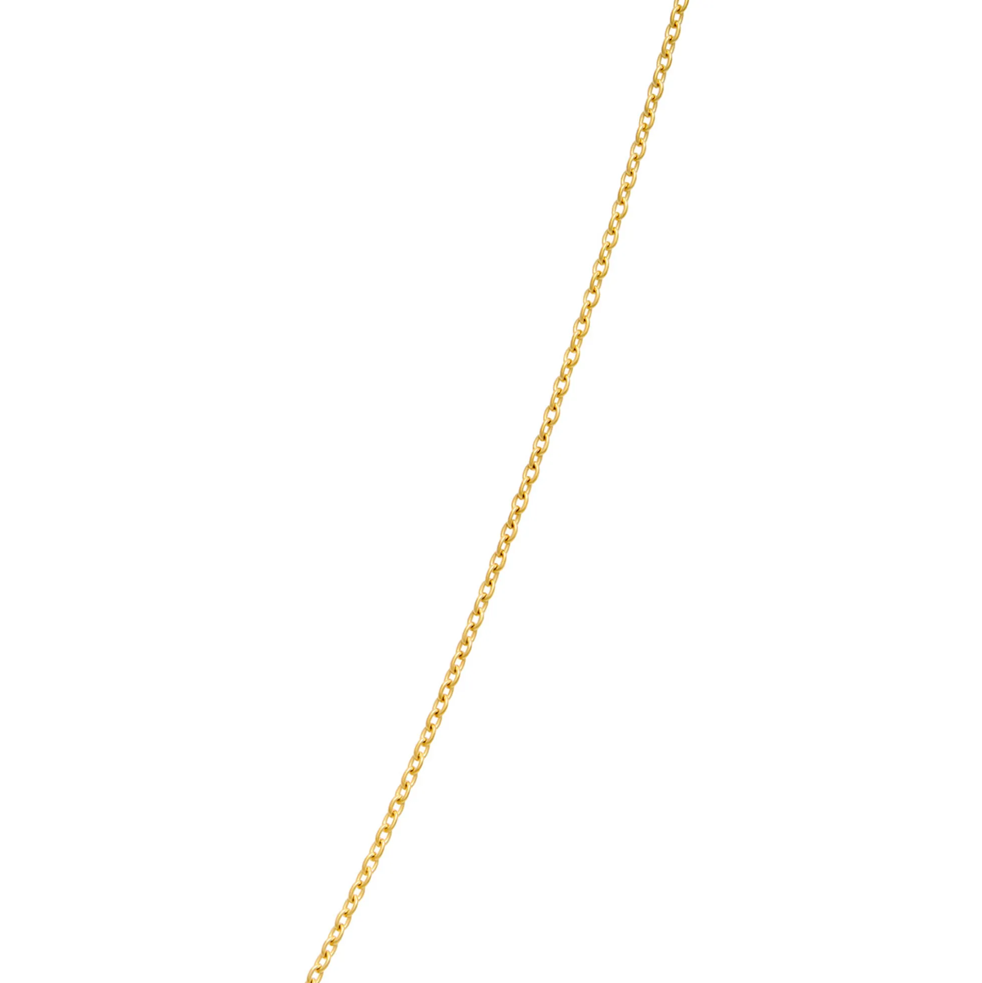 Baguette Diamond Station Necklace, ⅔ Total Carat Weight, 14K Two Tone Gold