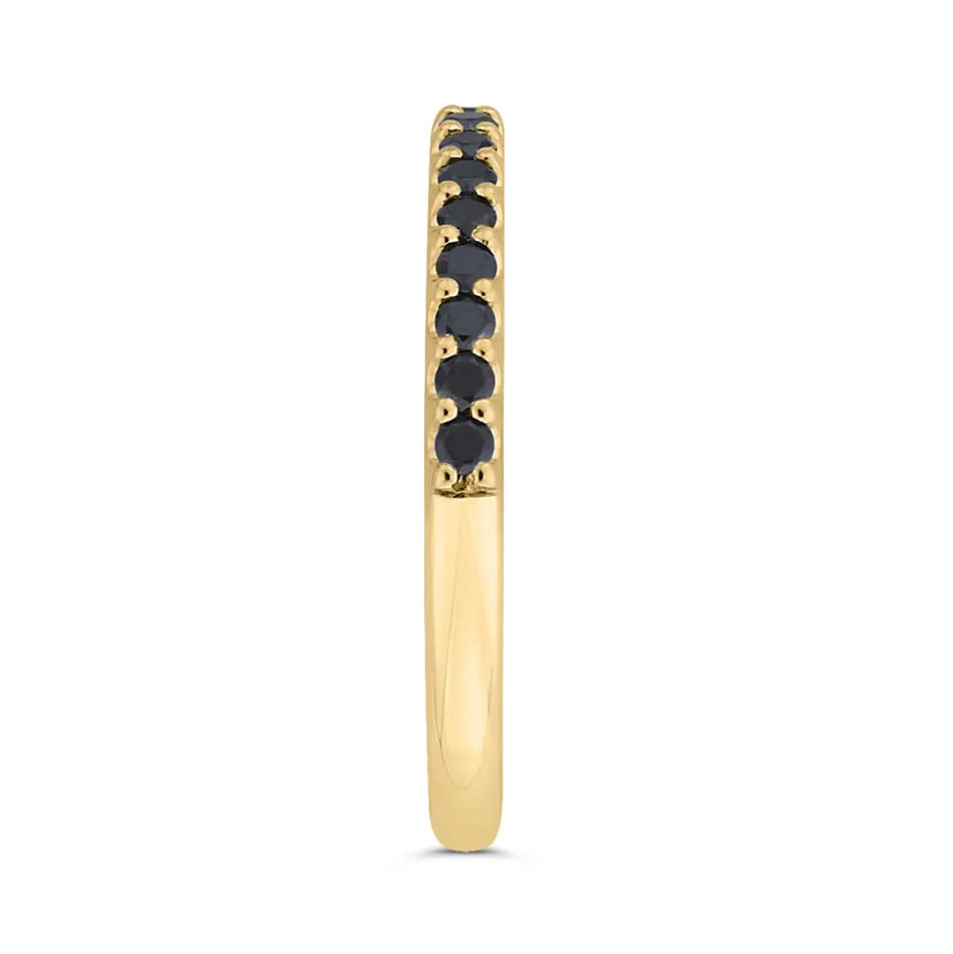 Bella Ponte Black Diamond Band 14K