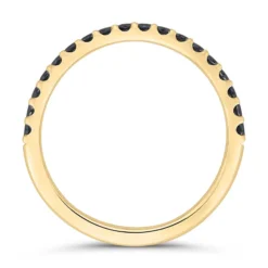 Bella Ponte Black Diamond Band 14K