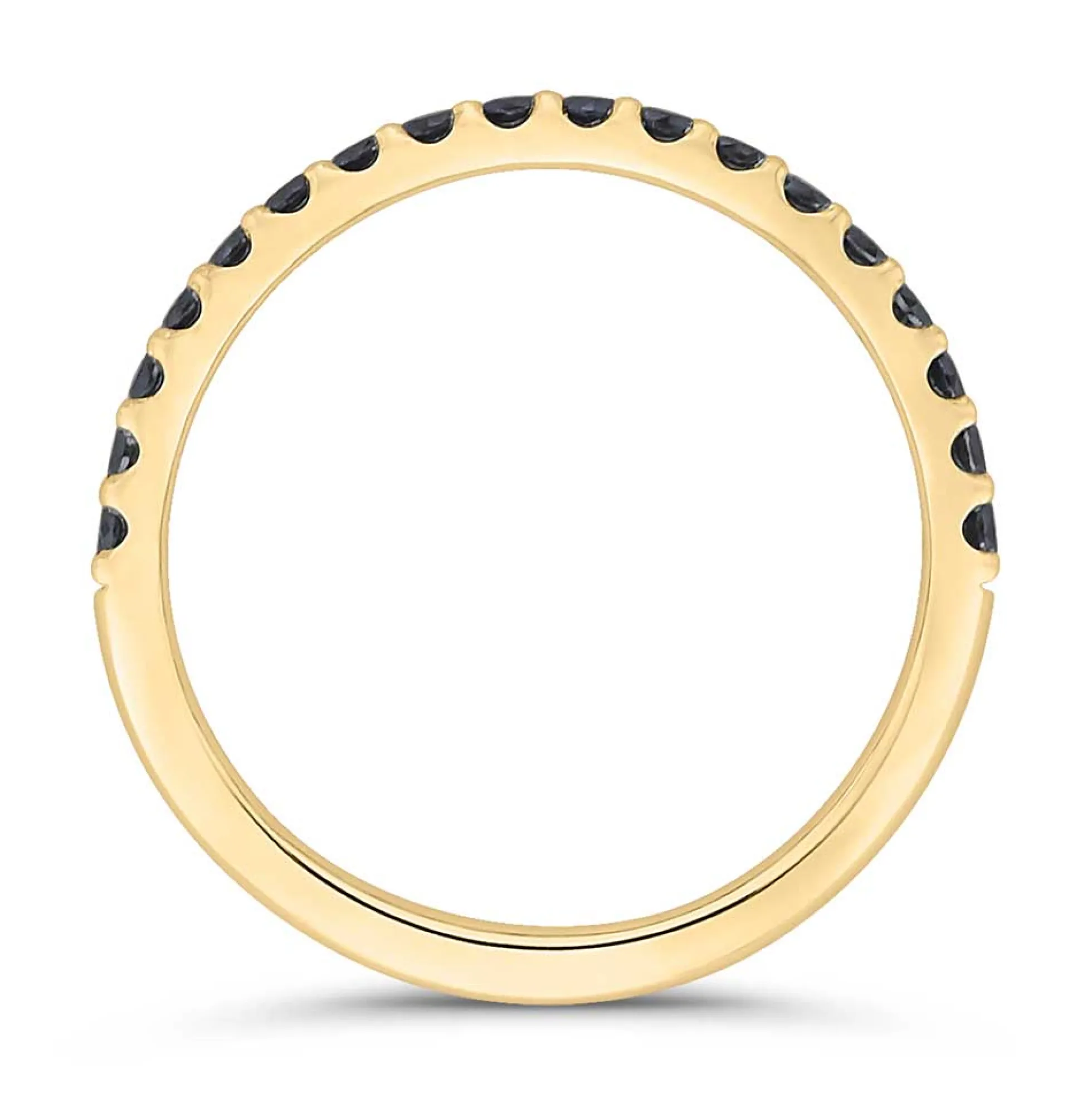 Bella Ponte Black Diamond Band 14K