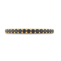 Bella Ponte Black Diamond Band 14K