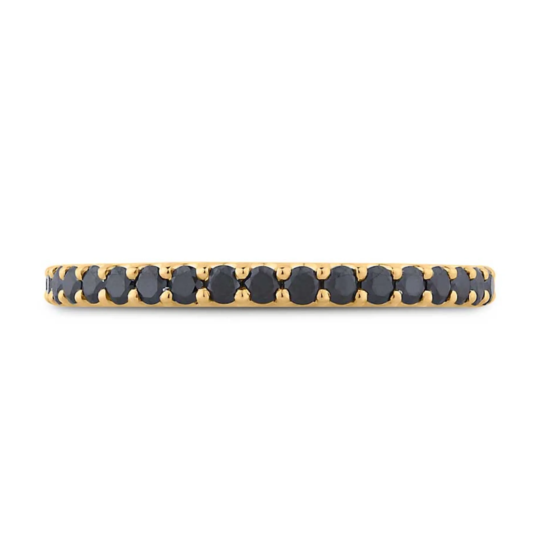 Bella Ponte Black Diamond Band 14K