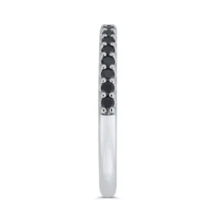 Bella Ponte Black Diamond Band 14K