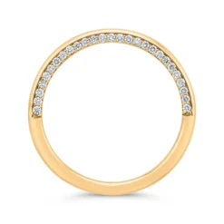 Bella Ponte Bridal Band, 1/10 Total Carat Weight, 14K Yellow Gold