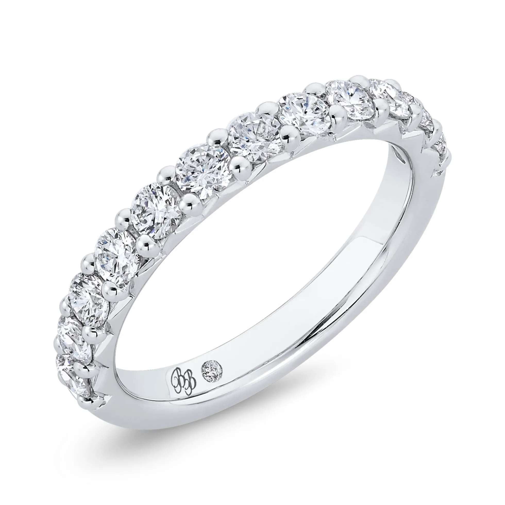 Bella Ponte Diamond Band in Platinum