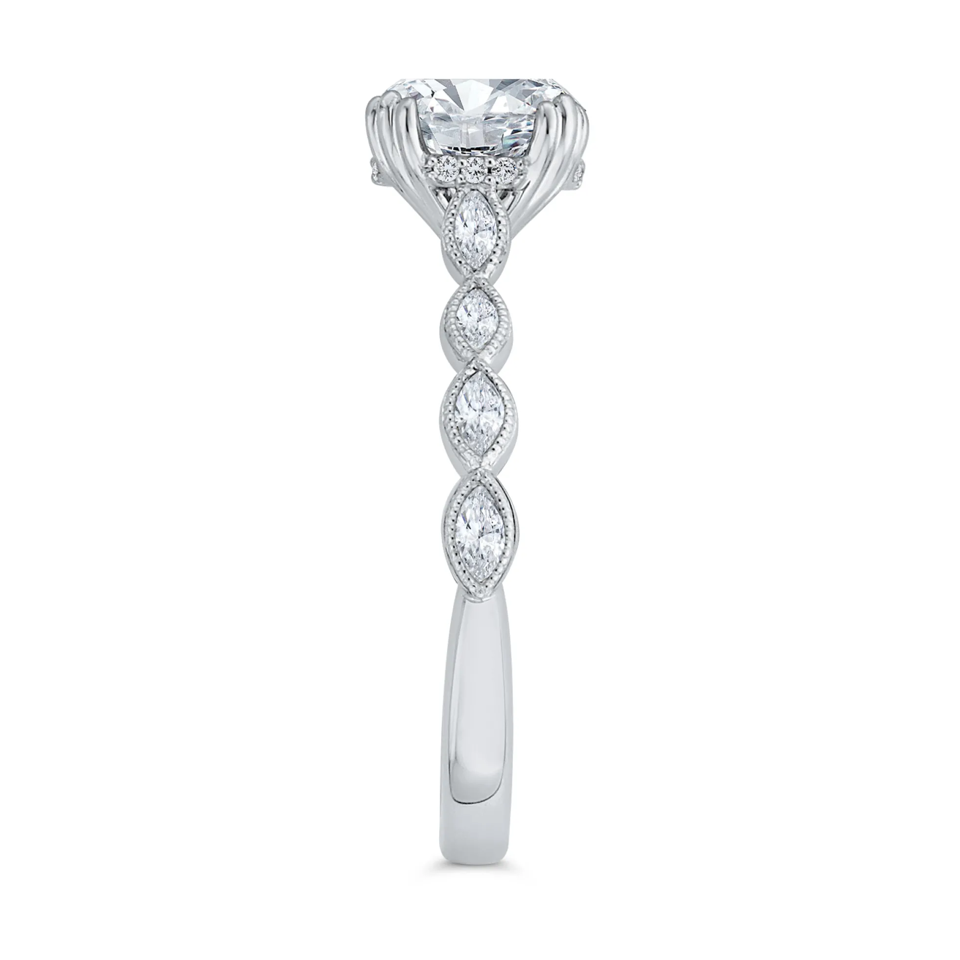 Bella Ponte Diamond Engagement Ring Setting 14K