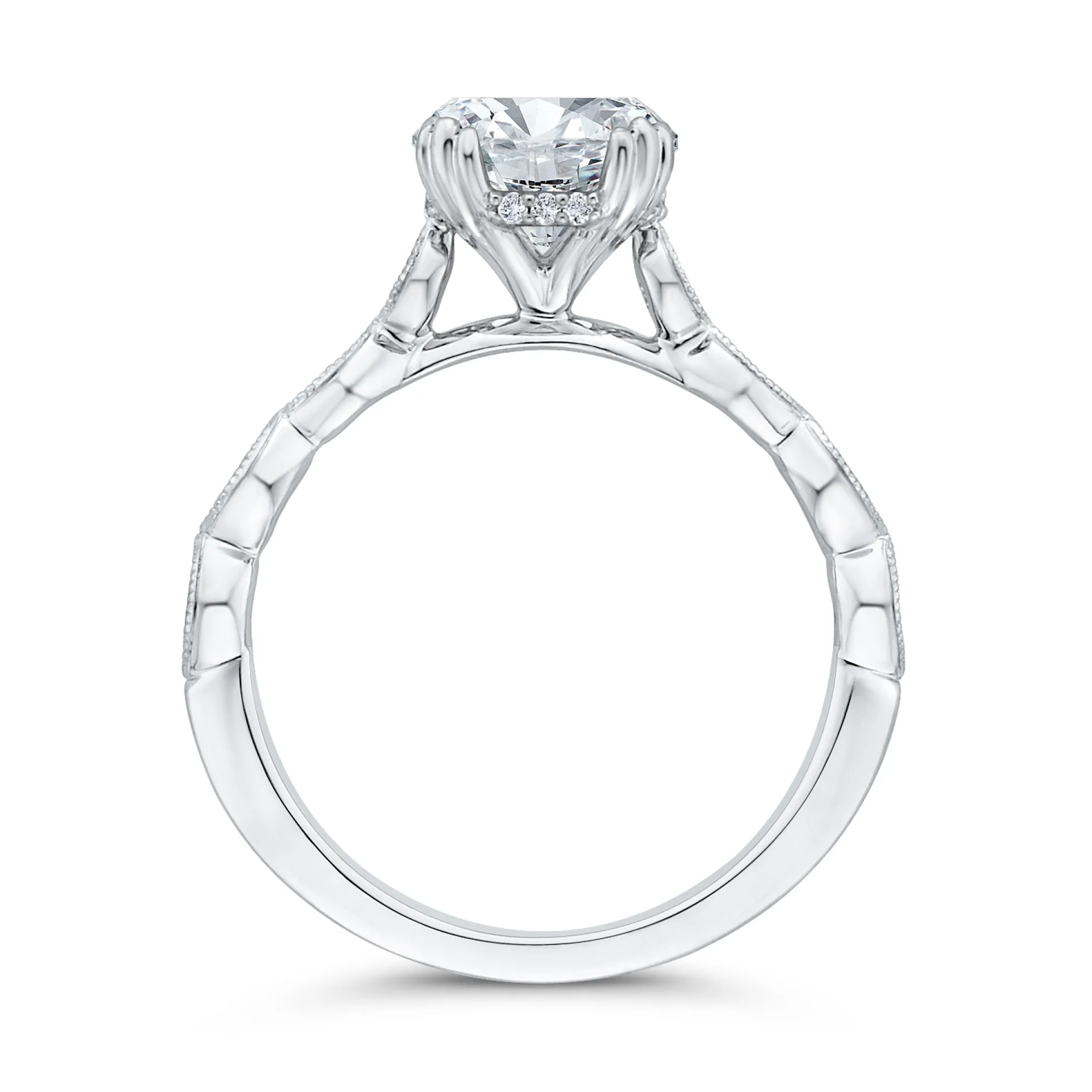 Bella Ponte Diamond Engagement Ring Setting 14K