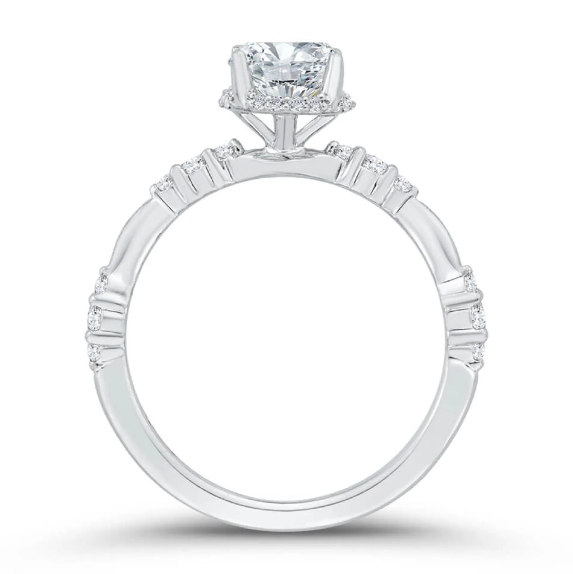 Bella Ponte Diamond Semi-Mount Ring Setting 14K