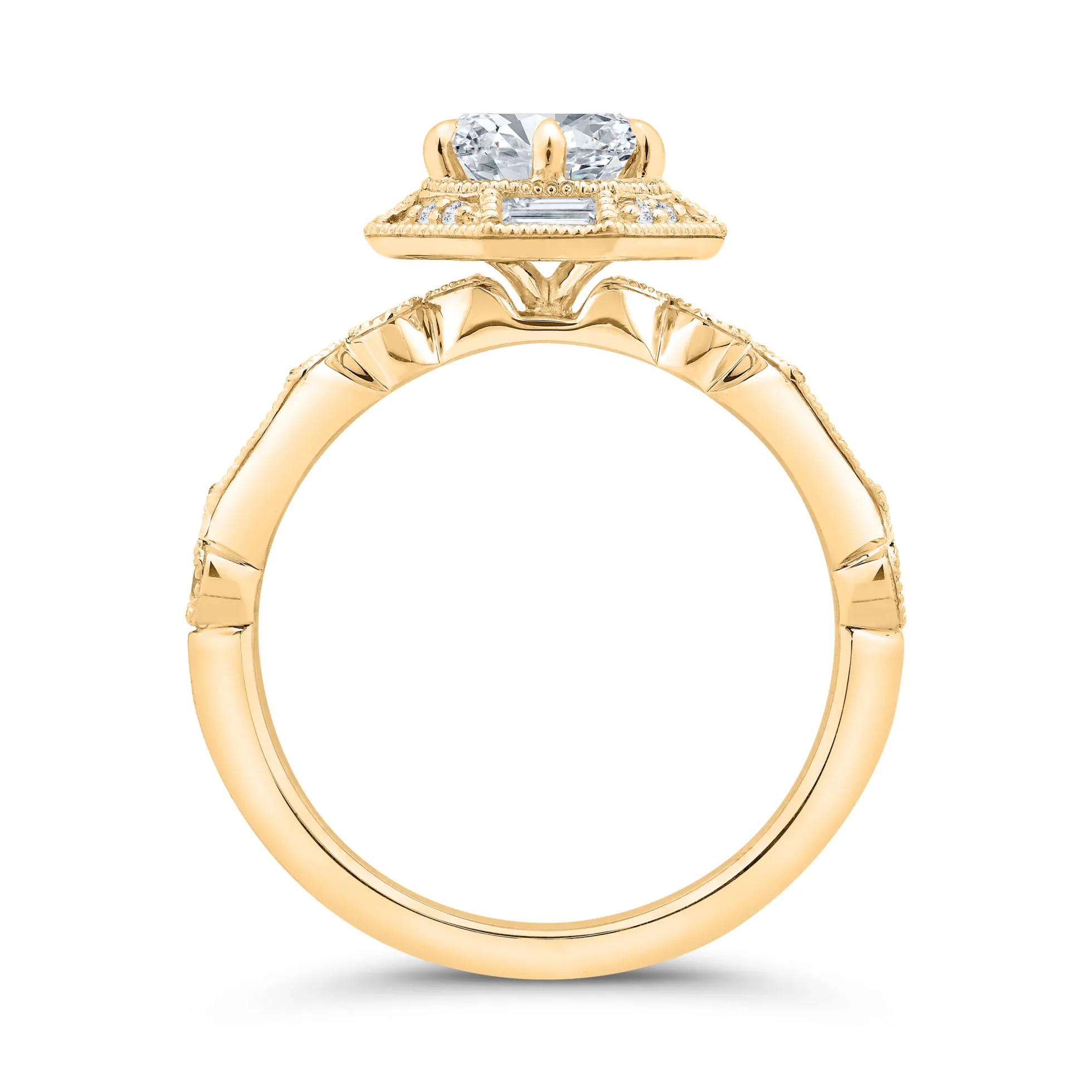 Bella Ponte Engagement Ring Setting 14k Cubic Zirconia
