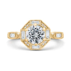 Bella Ponte Engagement Ring Setting 14k Cubic Zirconia