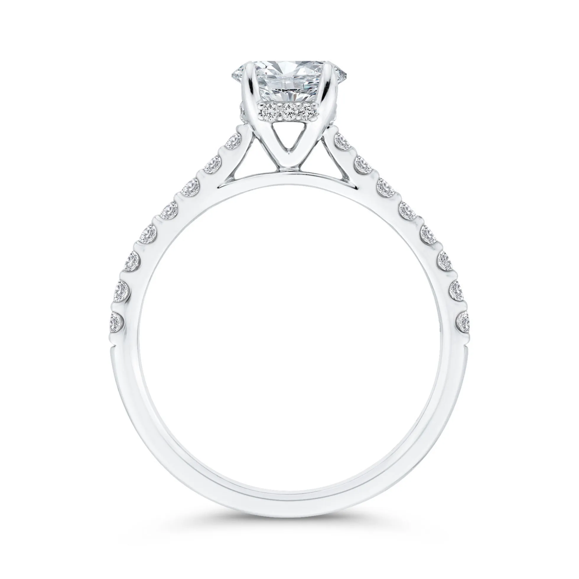 Bella Ponte Engagement Ring Setting 14K