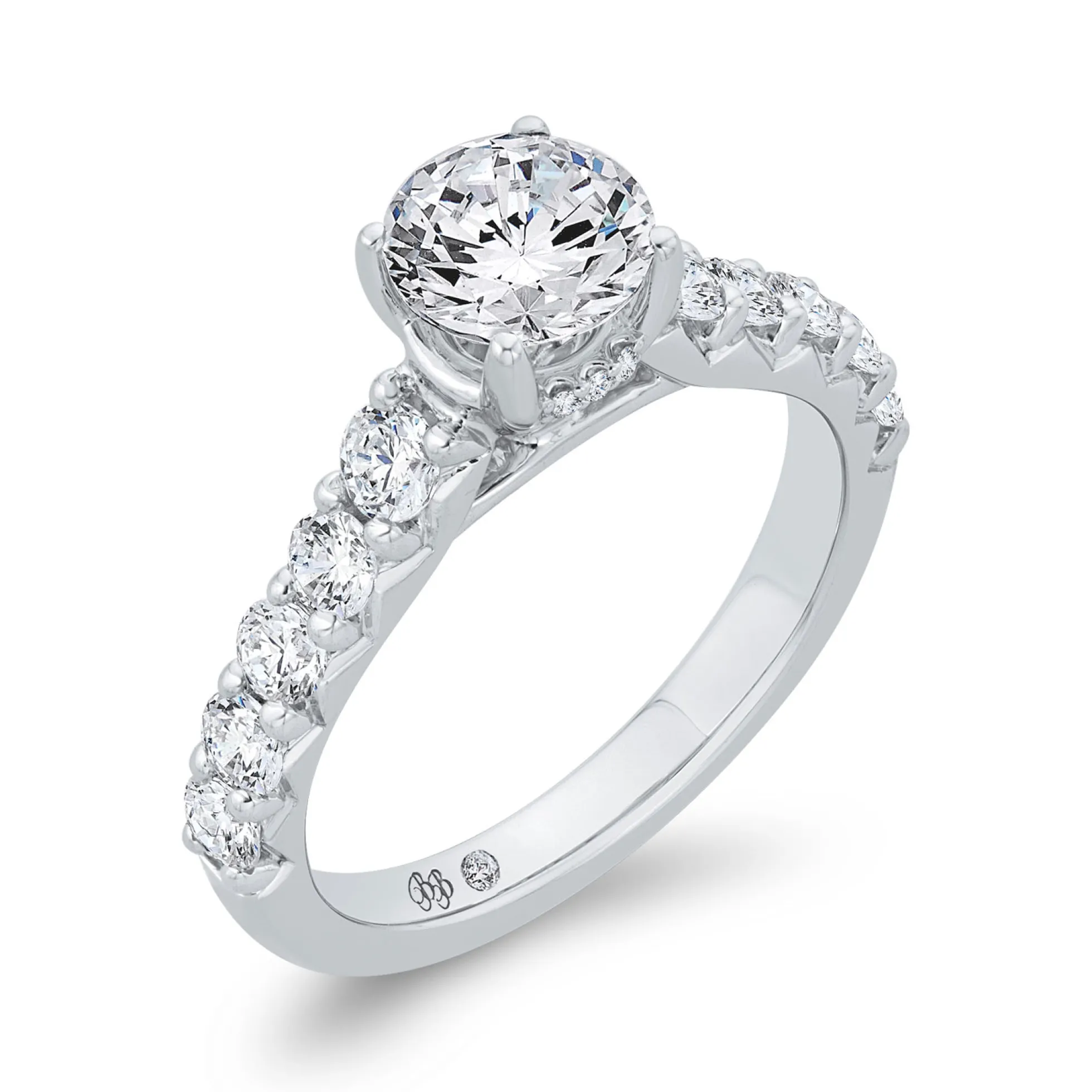 Bella Ponte Engagement Ring Setting in Platinum