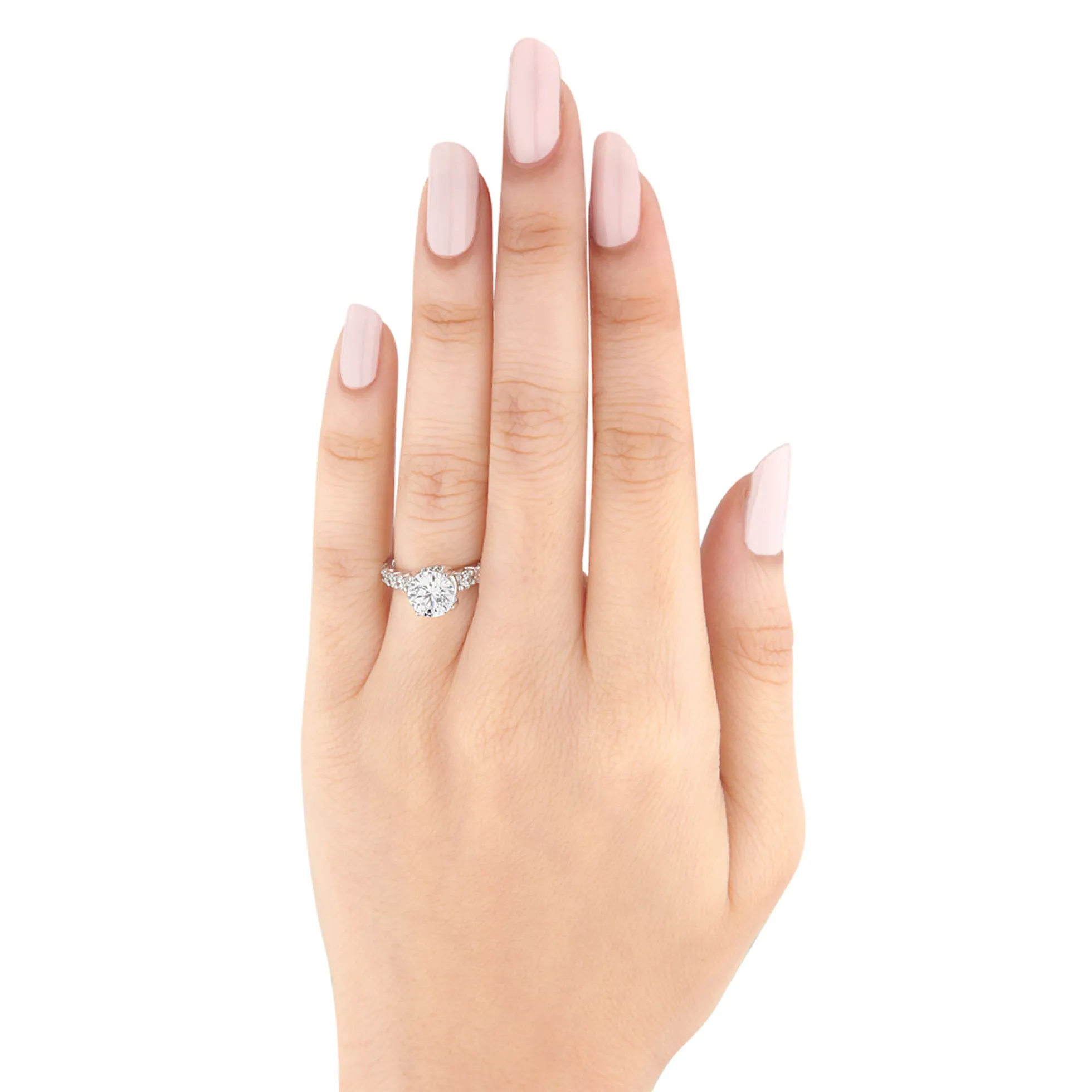 Bella Ponte Engagement Ring Setting in Platinum