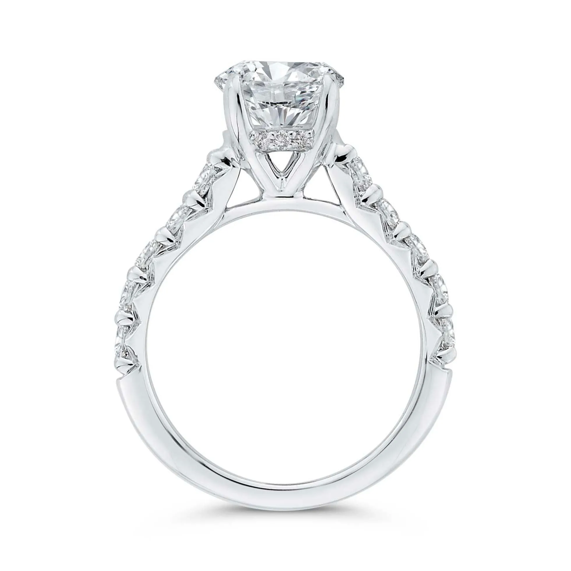 Bella Ponte Engagement Ring Setting in Platinum