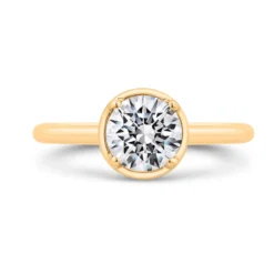 Bella Ponte Engagement Ring Setting, 14K Yellow Gold