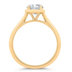 Bella Ponte Engagement Ring Setting, 14K Yellow Gold