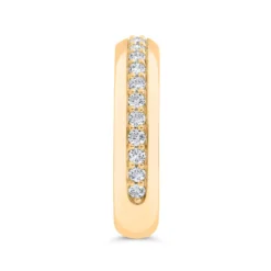 Bella Ponte Knife Edge Diamond Ring, ½ Carat Total Weight 14K Yellow Gold
