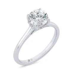 Bella Ponte Laser Inscribed Ikuma Canadian Diamond Engagement Ring