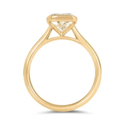 Bella Ponte Radiant Cut Engagement Ring, 2-¼ Carat, 18K Yellow Gold