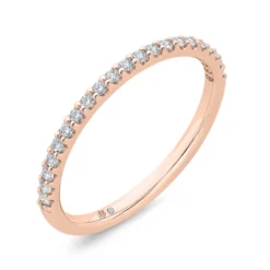 Bella Ponte Rose Gold Diamond Band 14K, 1/5 ctw.