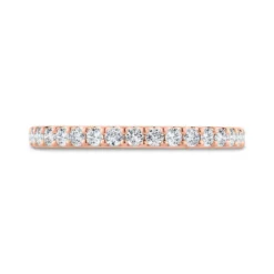 Bella Ponte Rose Gold Diamond Band 14K, 1/4