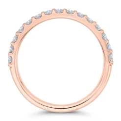Bella Ponte Rose Gold Diamond Band 14K, 1/2 ctw.