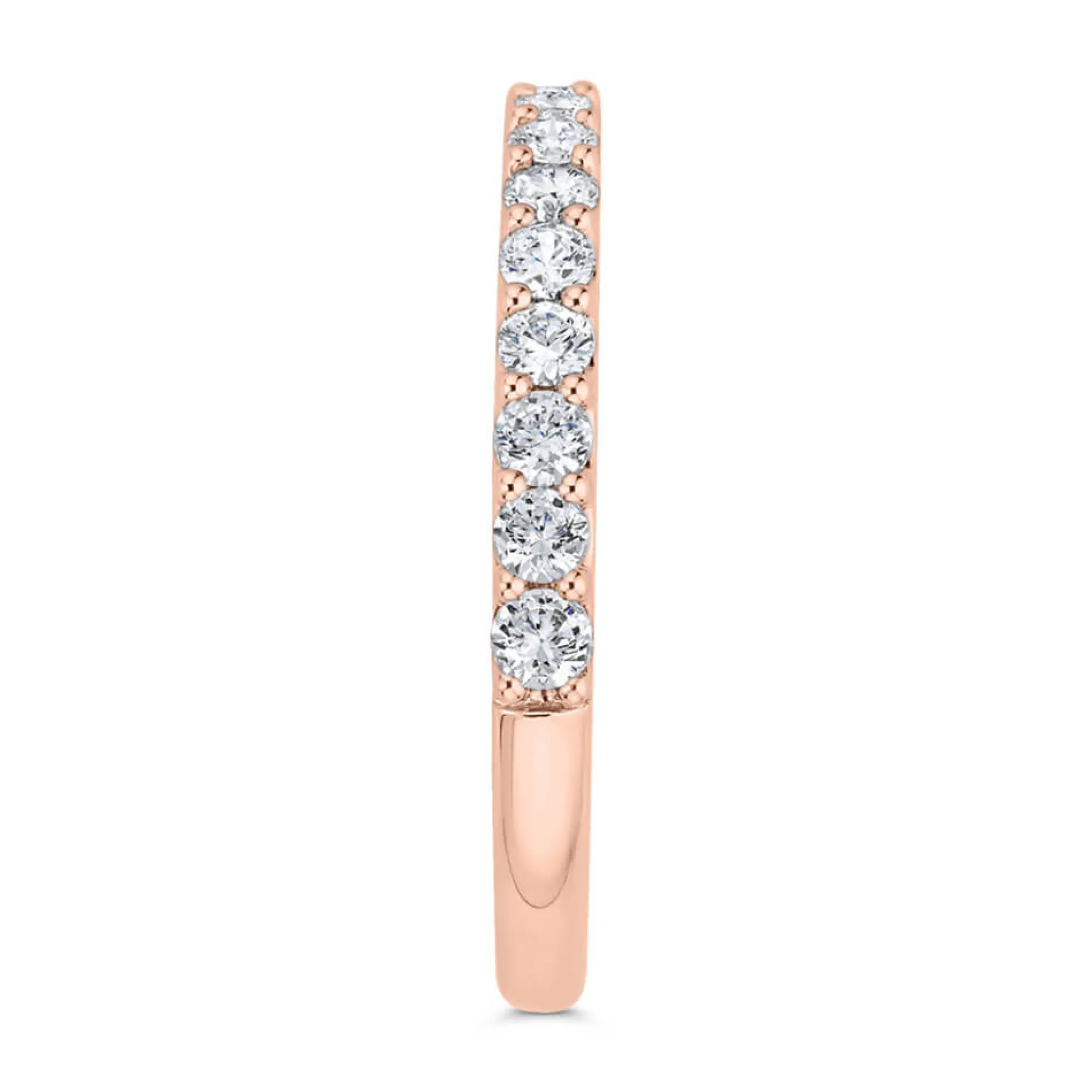 Bella Ponte Rose Gold Diamond Band 14K, 1/2 ctw.