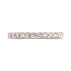 Bella Ponte Rose Gold Diamond Band 14K, 1/2 ctw.