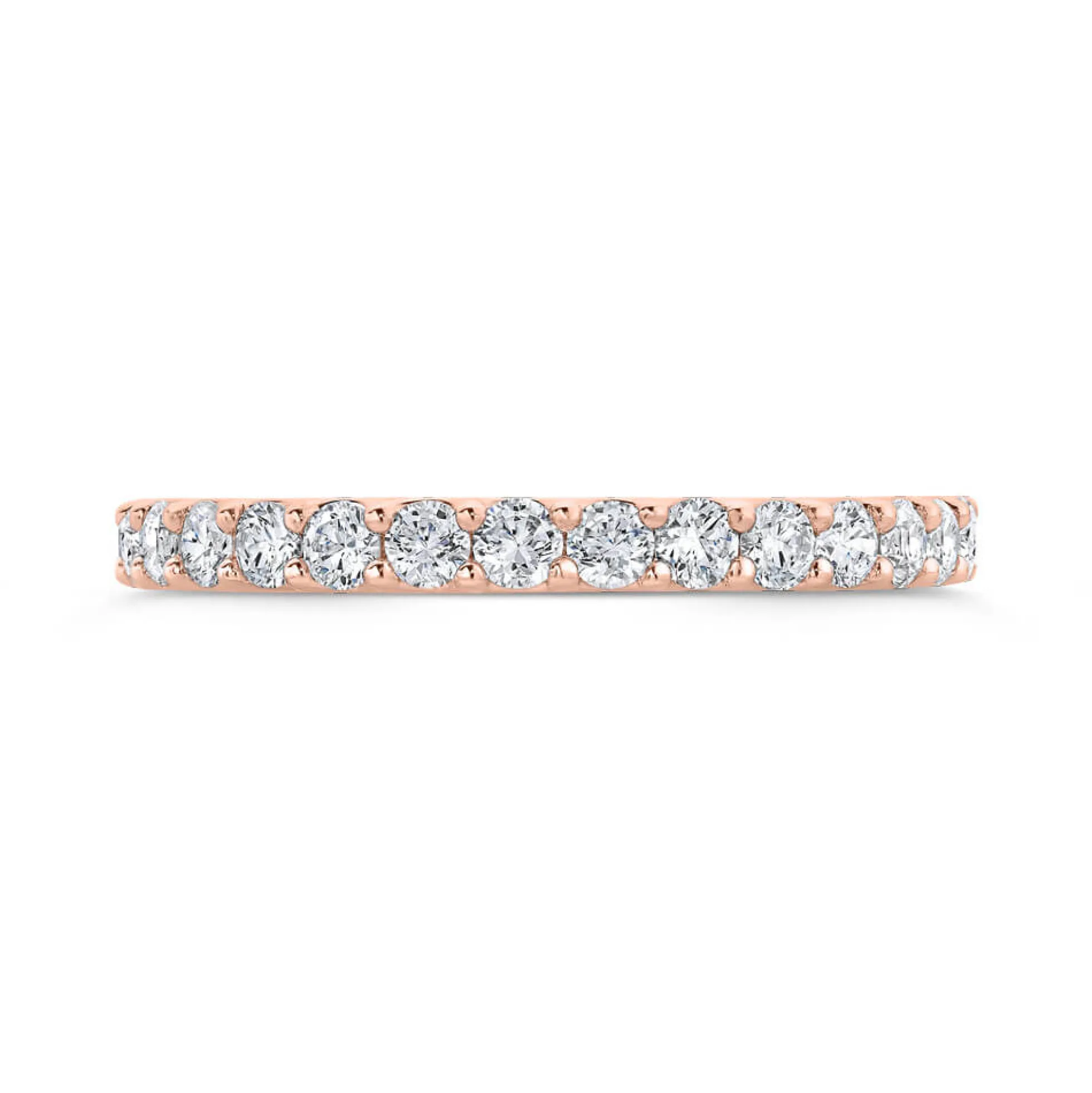 Bella Ponte Rose Gold Diamond Band 14K, 1/2 ctw.