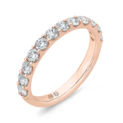 Bella Ponte Rose Gold Diamond Band 14K, 3/4 ctw.