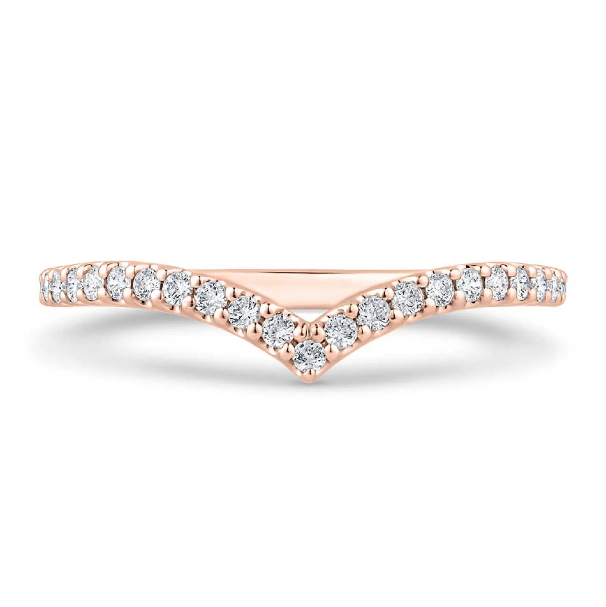 Bella Ponte Rose Gold Diamond Band 14K