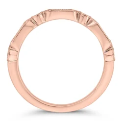 Bella Ponte Rose Gold Diamond Band 14K