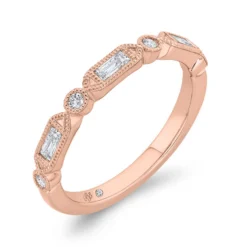 Bella Ponte Rose Gold Diamond Band 14K