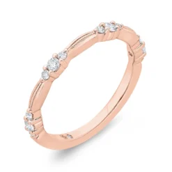 Bella Ponte Rose Gold Diamond Band 14K