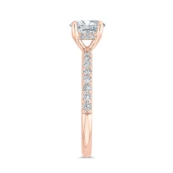 Bella Ponte Rose Gold Engagement Ring Setting 14K