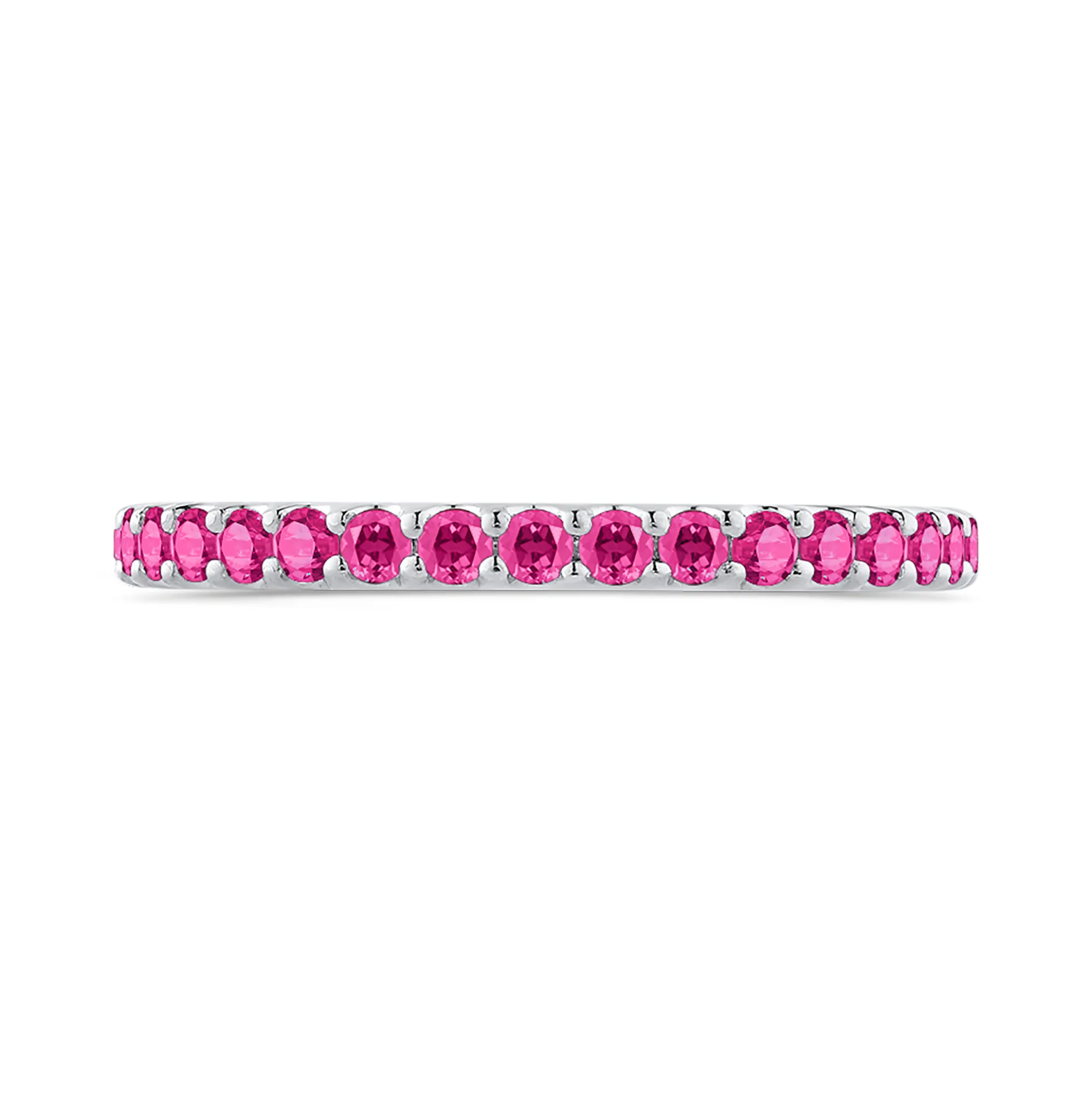 Bella Ponte Ruby Tiger Band, 14K White Gold