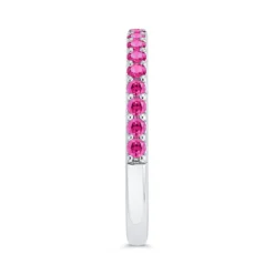 Bella Ponte Ruby Tiger Band, 14K White Gold