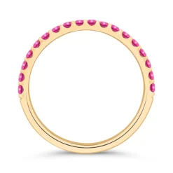 Bella Ponte Ruby Tiger Band, 14K Yellow Gold