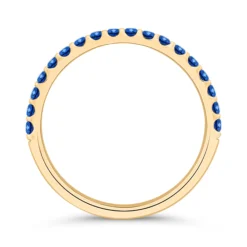Bella Ponte Sapphire Tiger Band, 14K Yellow Gold