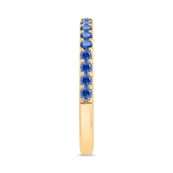 Bella Ponte Sapphire Tiger Band, 14K Yellow Gold