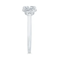 Bella Ponte 3-Stone Oval Cut Diamond Engagement Ring in Platinum